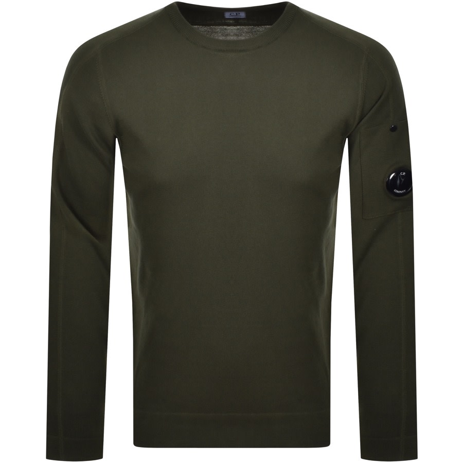 Alternative Image for ProductCP Company Crew Neck Jumper Green1